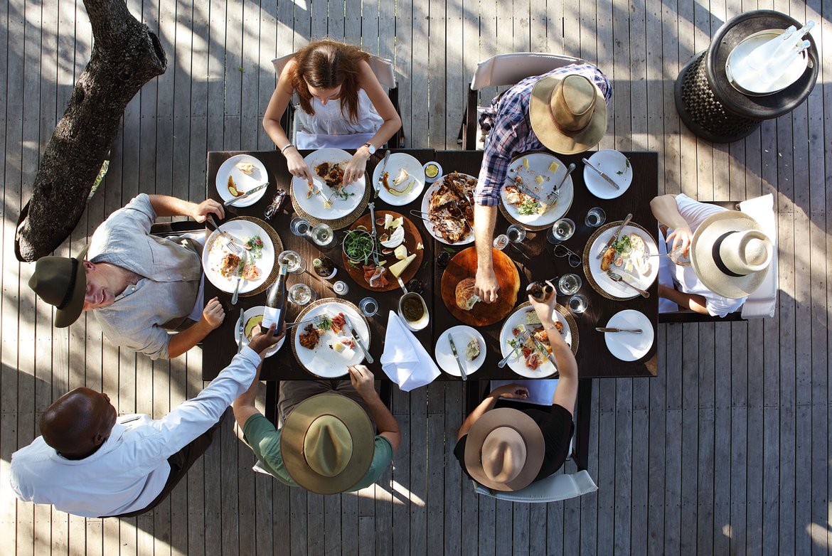 Londolozi lunch, cuisine